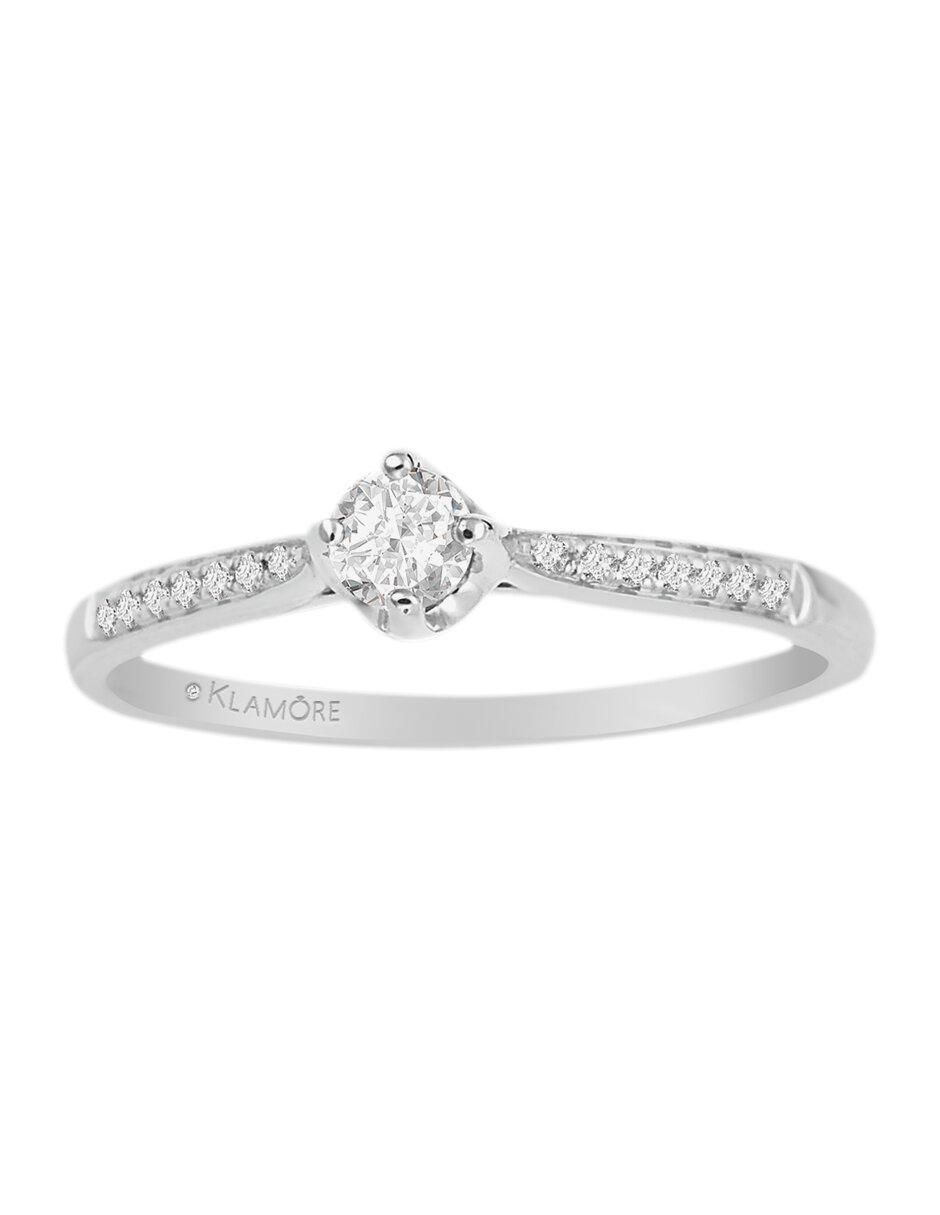 Solitario de oro 14 k Florenza diamante