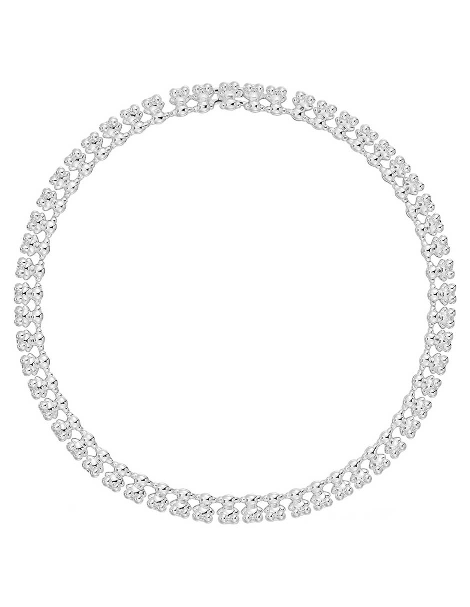 Collar de oso Bold Bear de plata P 925