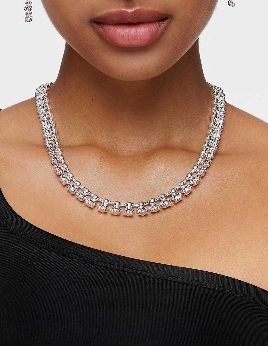 Collar de oso Bold Bear de plata P 925 6
