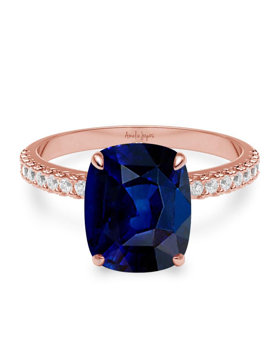 Anillo de compromiso de oro 14 k