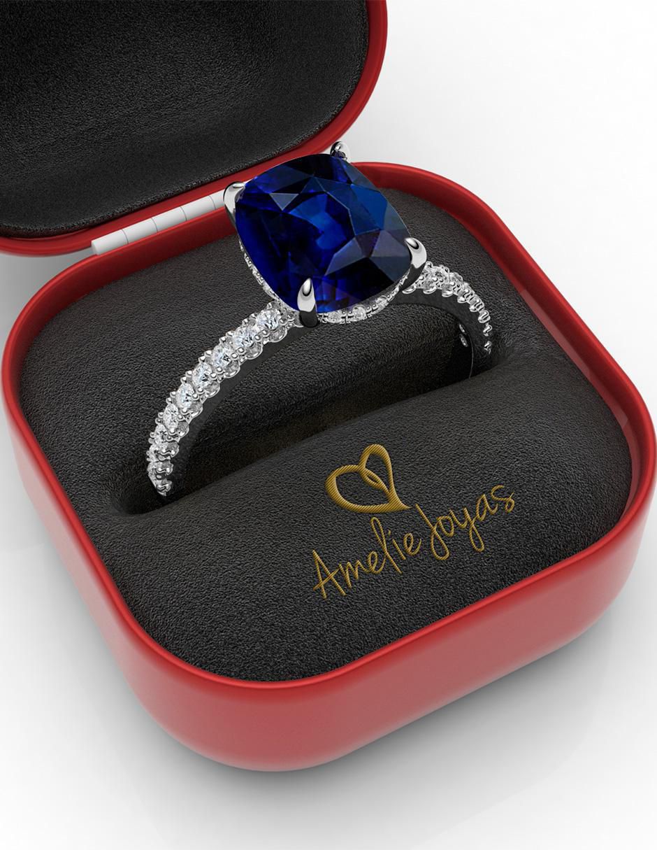 Anillo de compromiso 14 k 4
