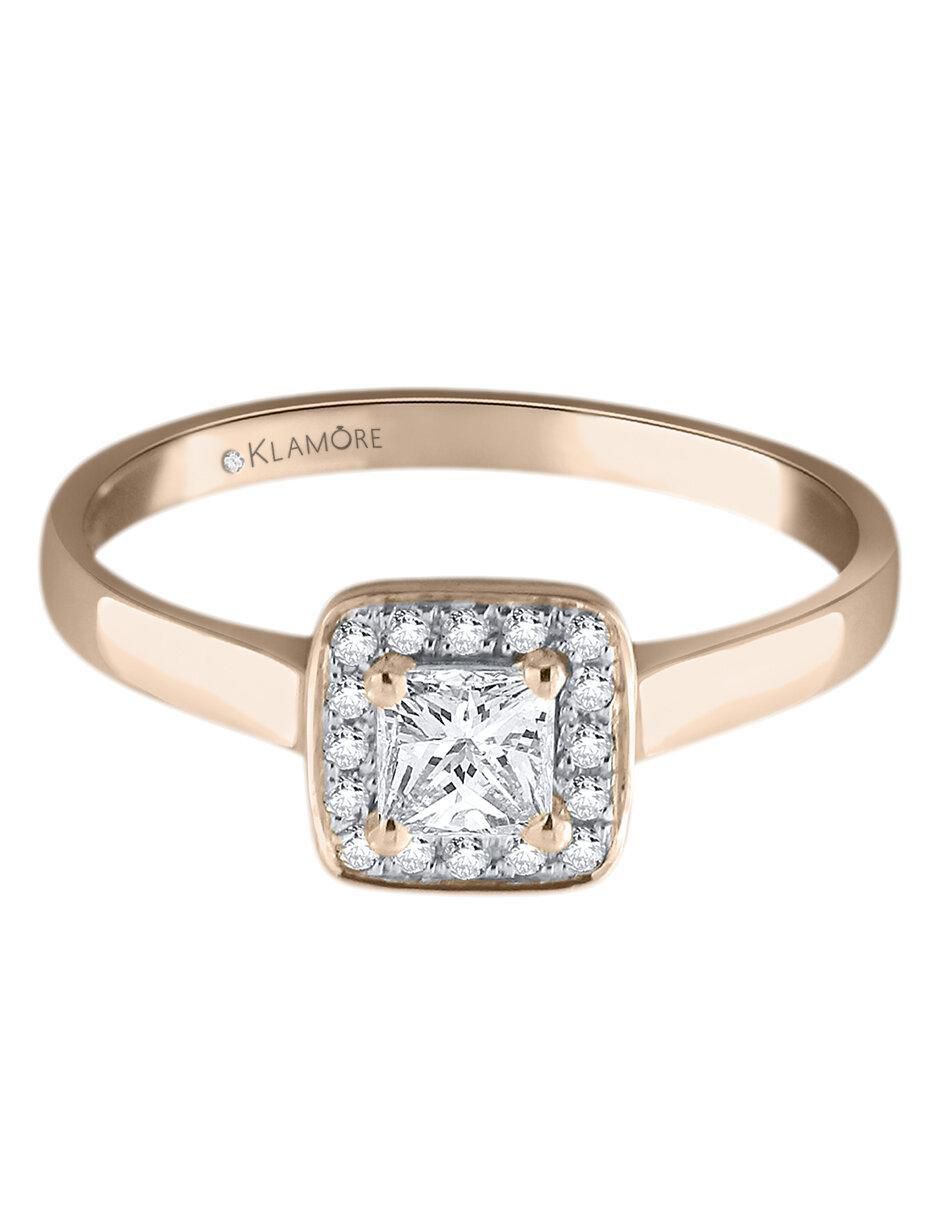 Solitario de oro 14 k Juliette diamante Solitario de oro 14 k Juliette diamante