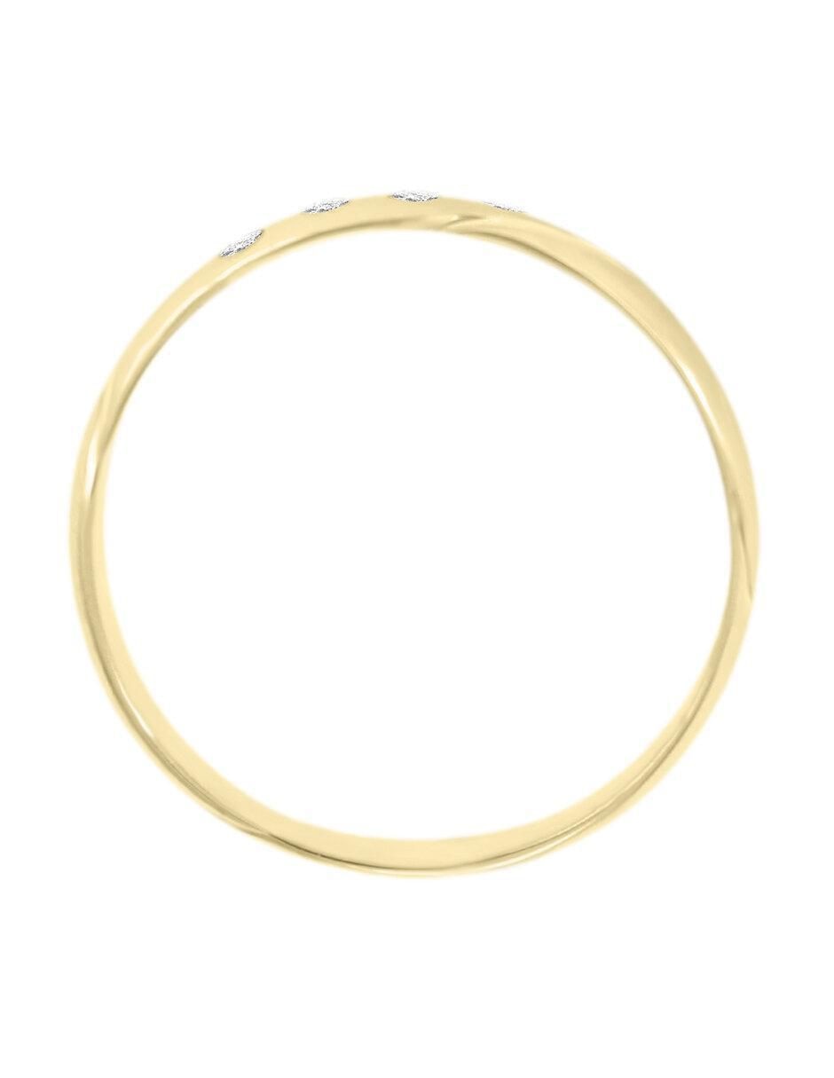 Argolla "de" oro 14 k klamore diamante