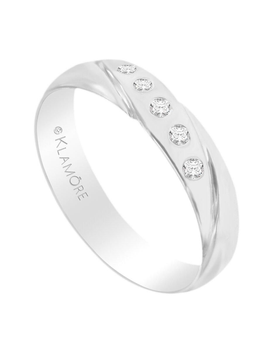 Argolla de oro 14 k Meriko diamante 3