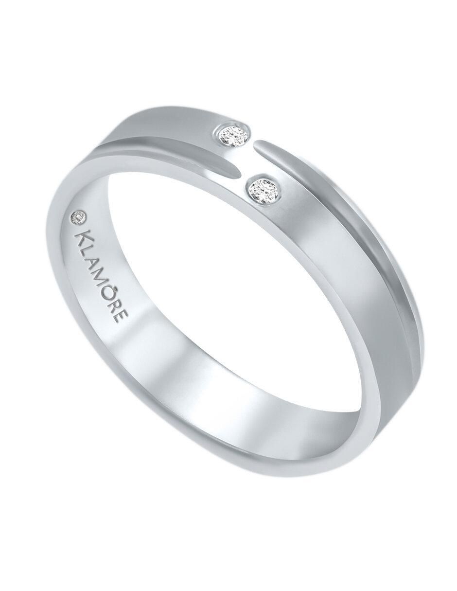 Argolla de oro 14 k Artemisa diamante 3