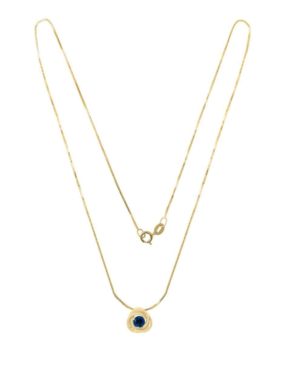 Colgante Y Dije circular mariza de oro amarillo 14 K 2