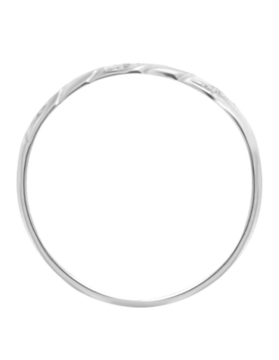 Argolla de oro 14 k Satura diamante 2