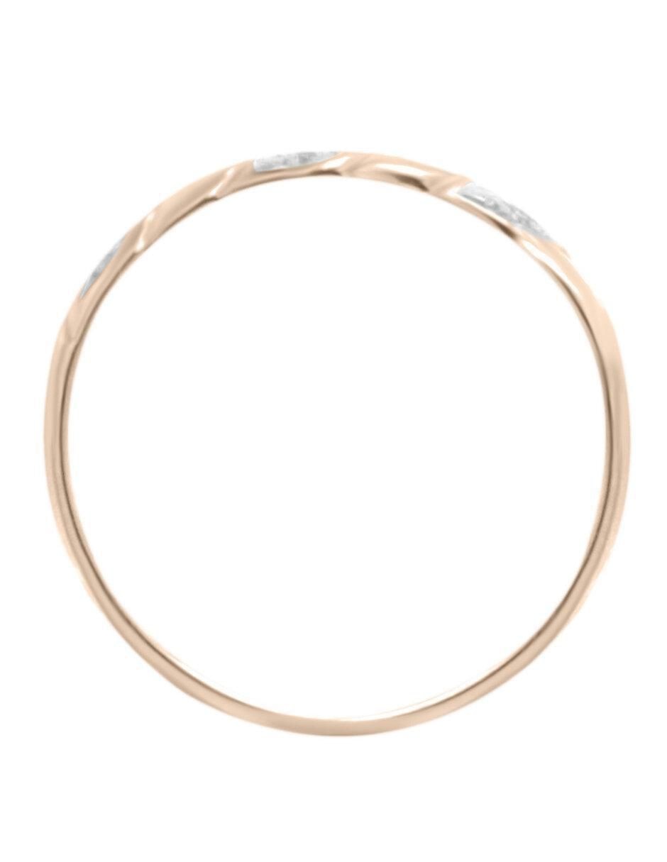 Argolla 14 k Satura diamante 2
