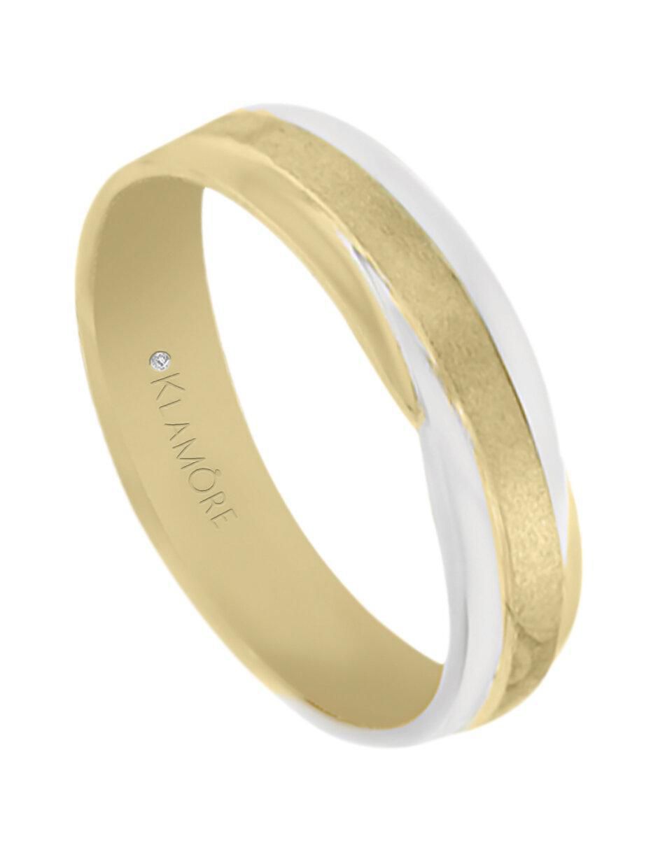 Argolla de oro 14 k Monica 2