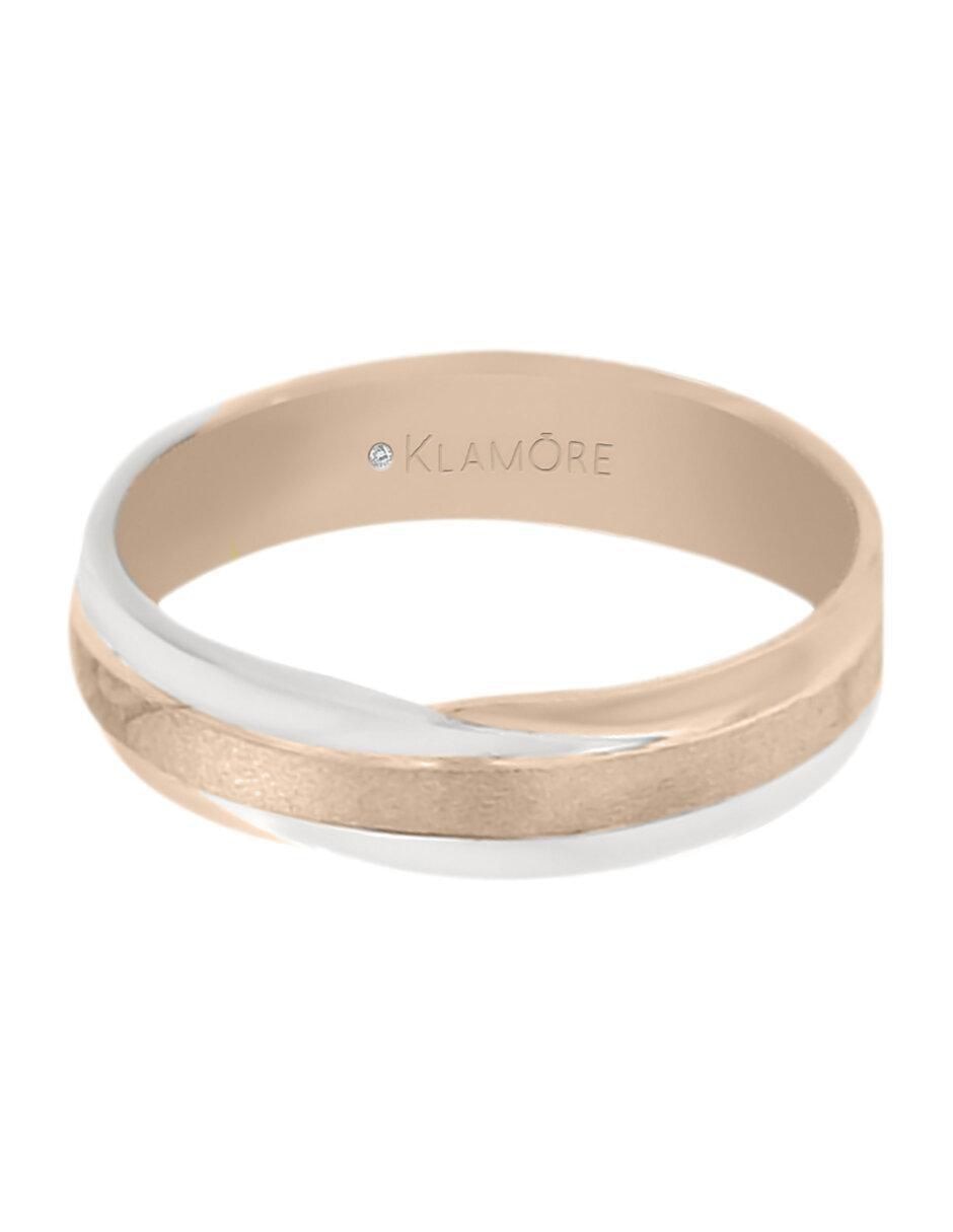 Argolla de oro 14 k Klamore Suburbia