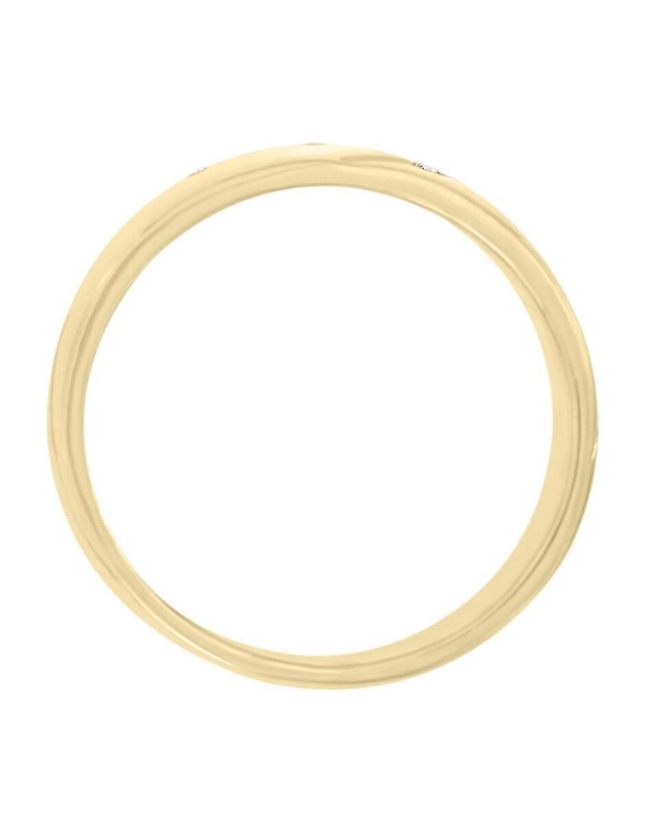 Argolla de oro 14 k Prioris diamante 2