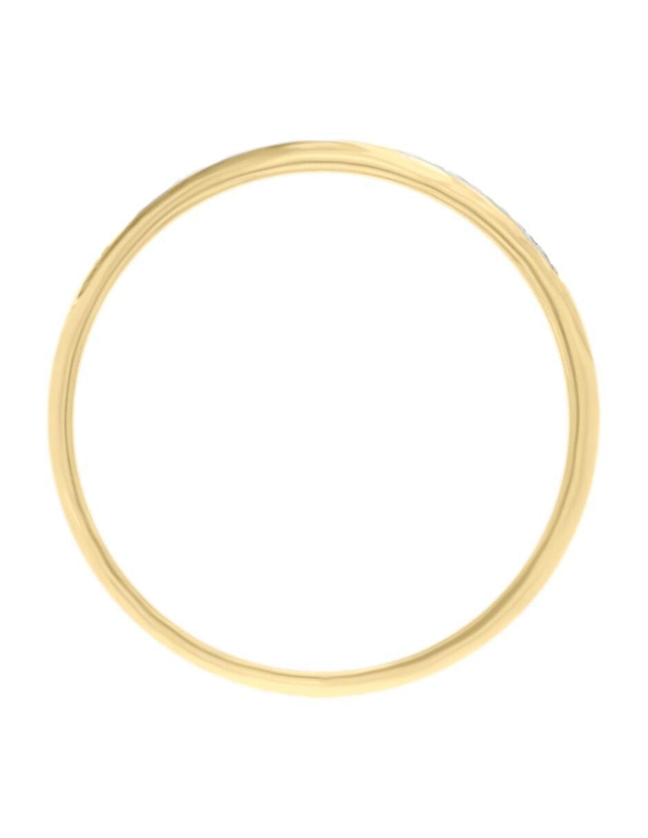 Argolla "de" oro 14 k klamore diamante