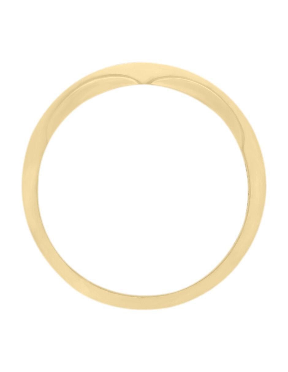 Argolla "de" oro 14 k klamore sin gema