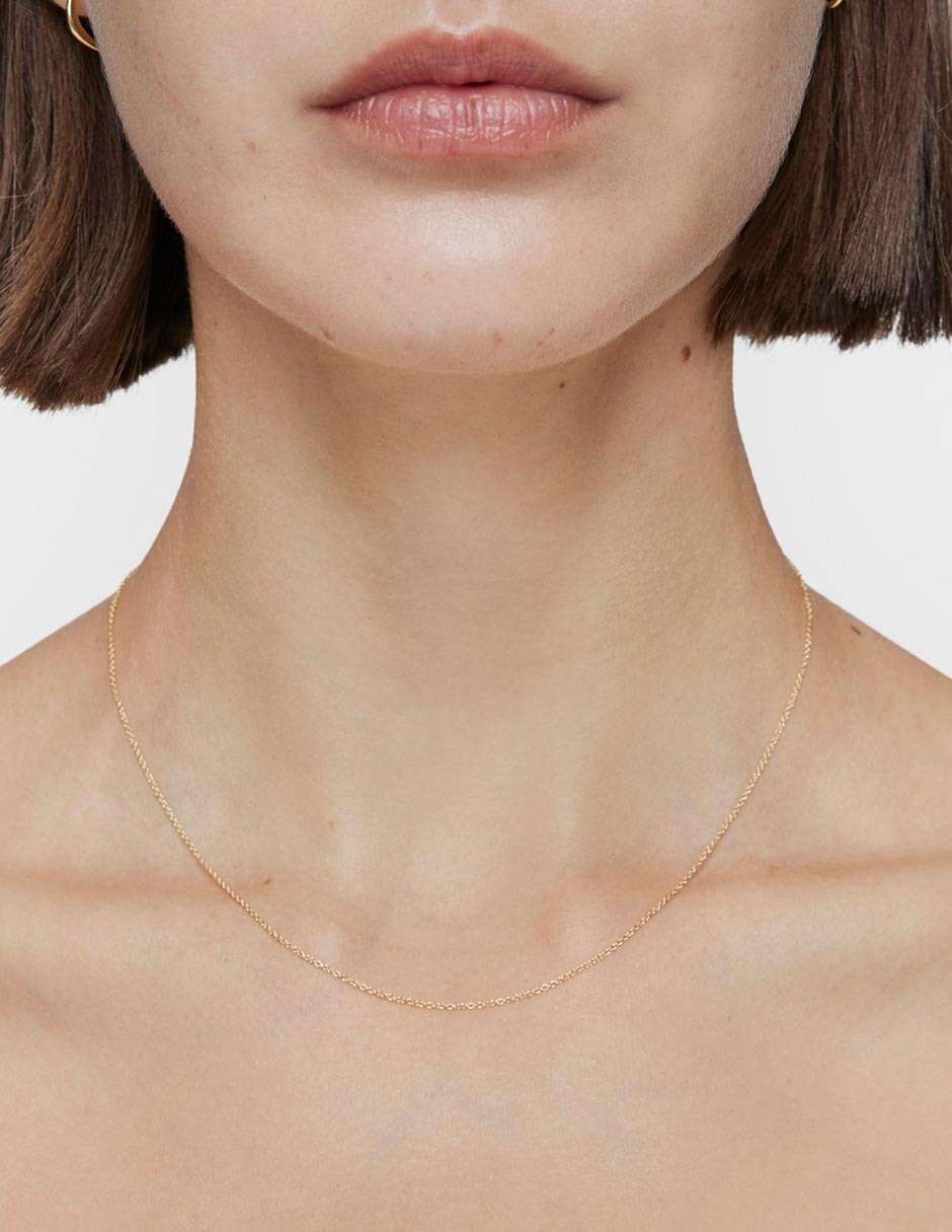Collar de oro amarillo 18 K 5