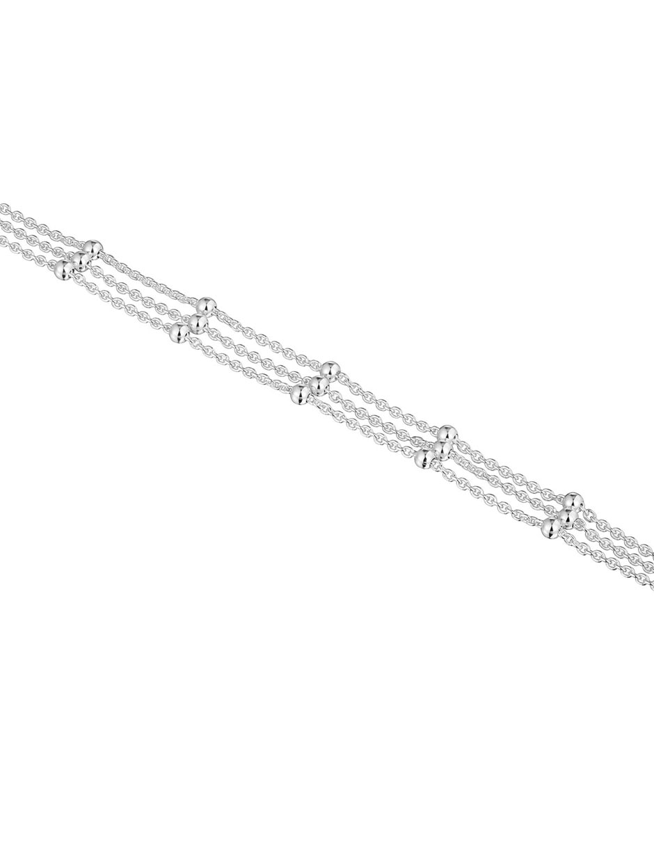 Pulsera de plata P 925 Basic con acabado liso 3