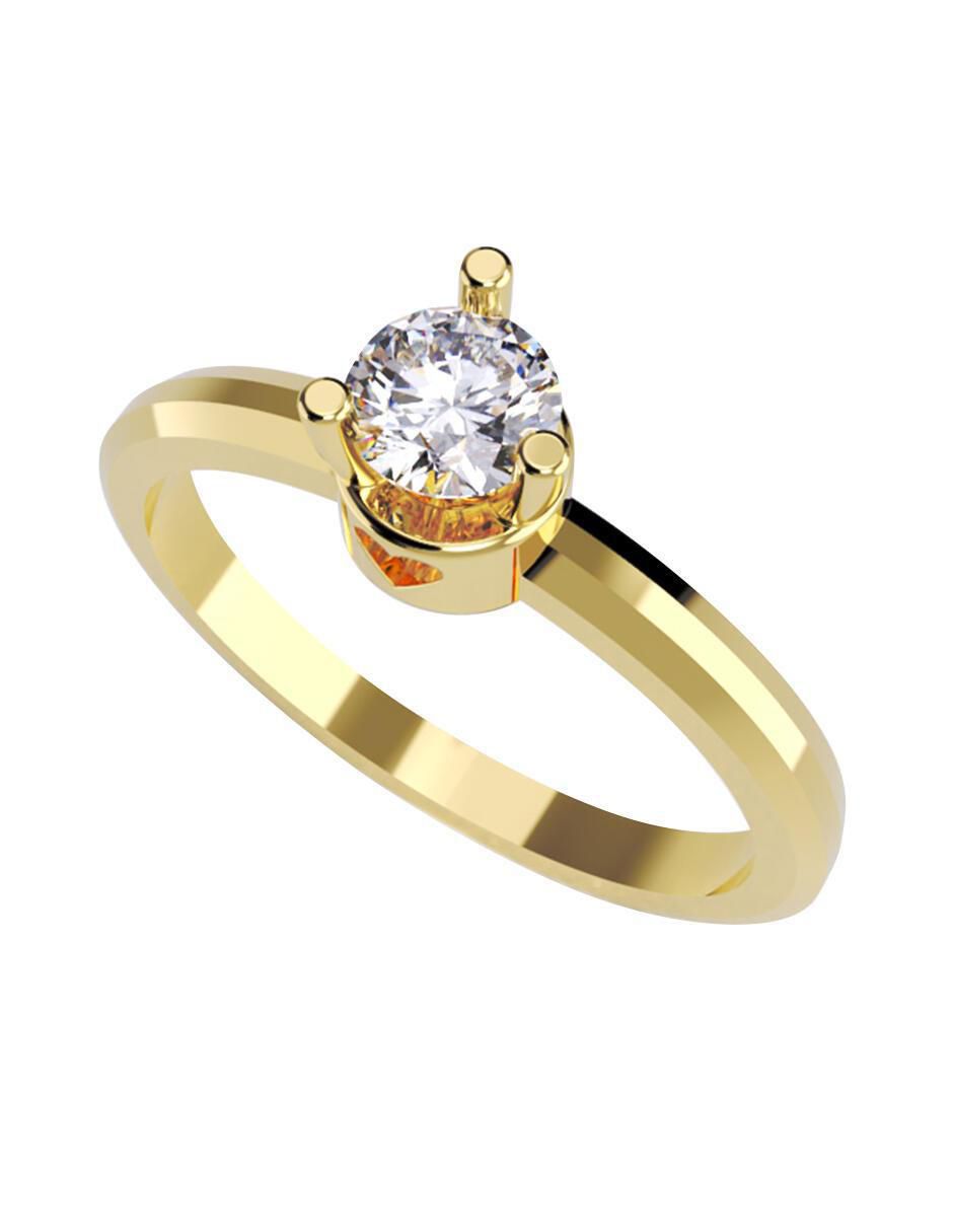 Anillo de compromiso de oro 10 k 1