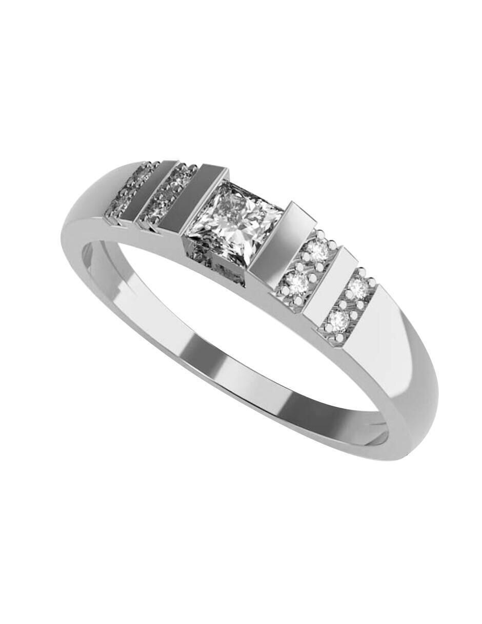 Anillo de compromiso de oro 10 k 1