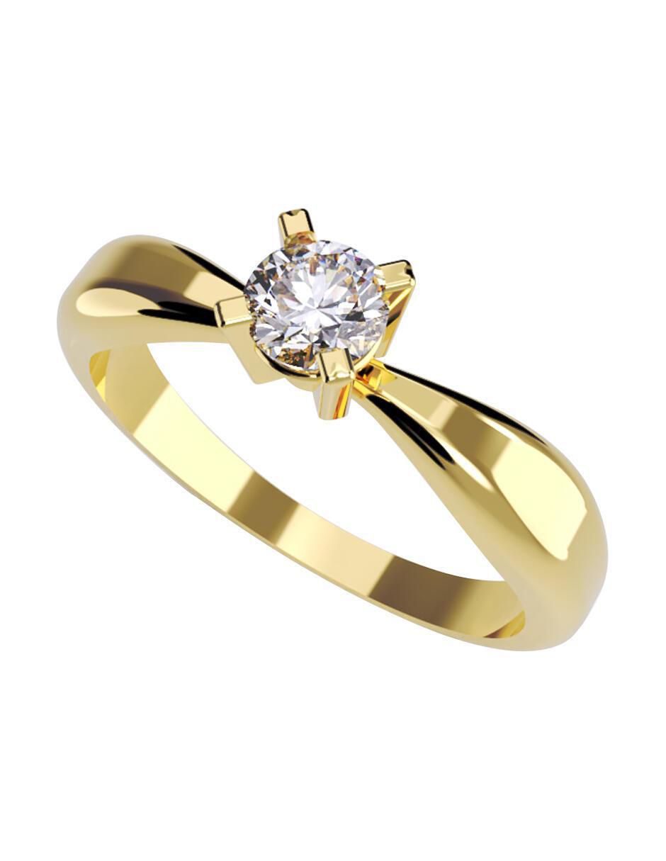 Anillo de compromiso de oro 10 k 1