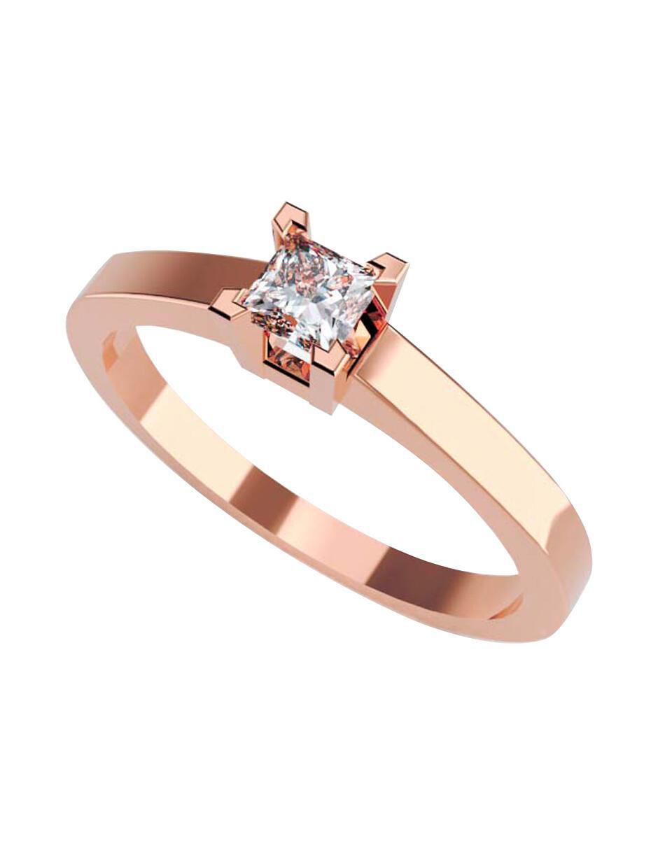 Anillo de compromiso de oro 10 k 1