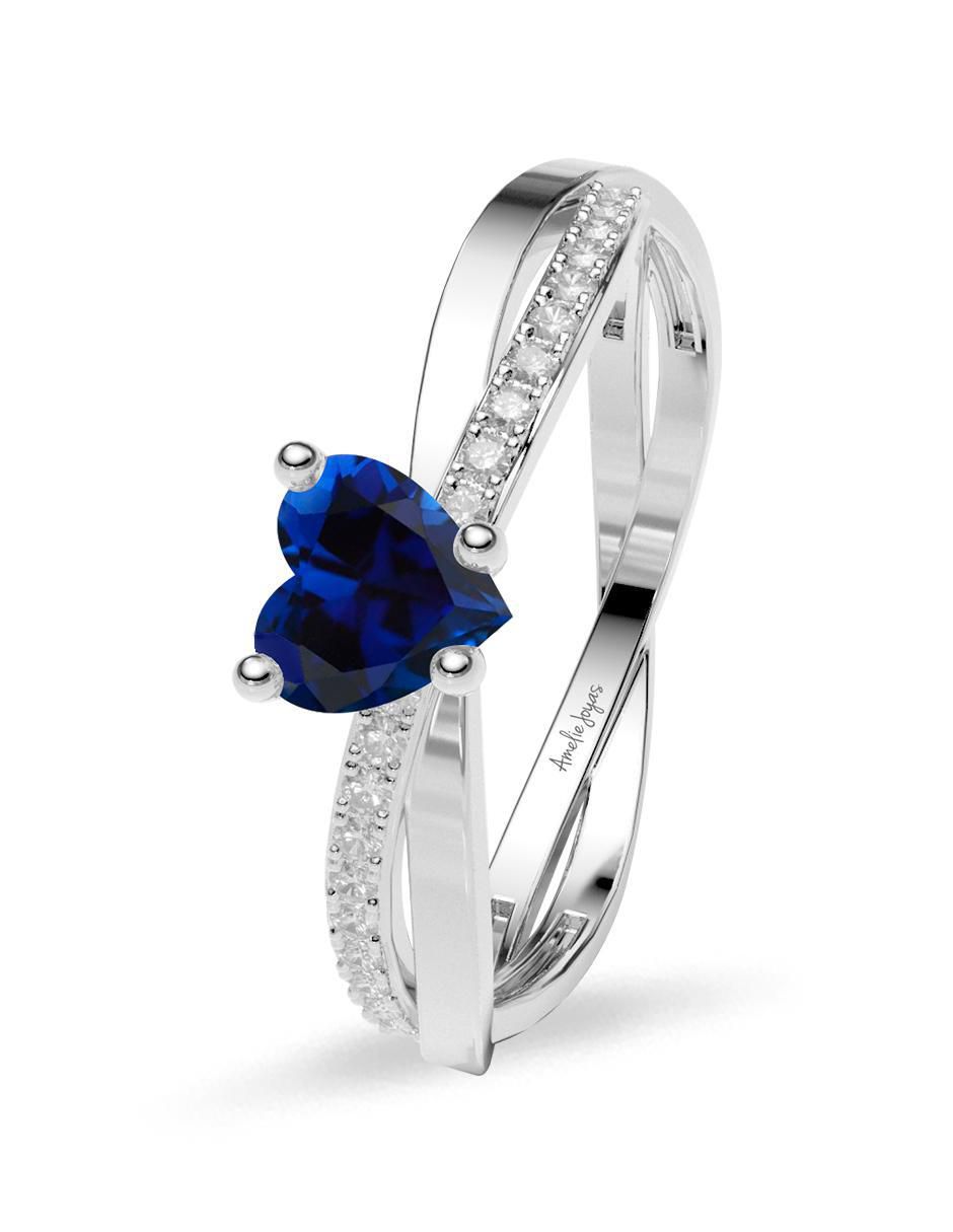 Anillo de compromiso de oro 14 k 2