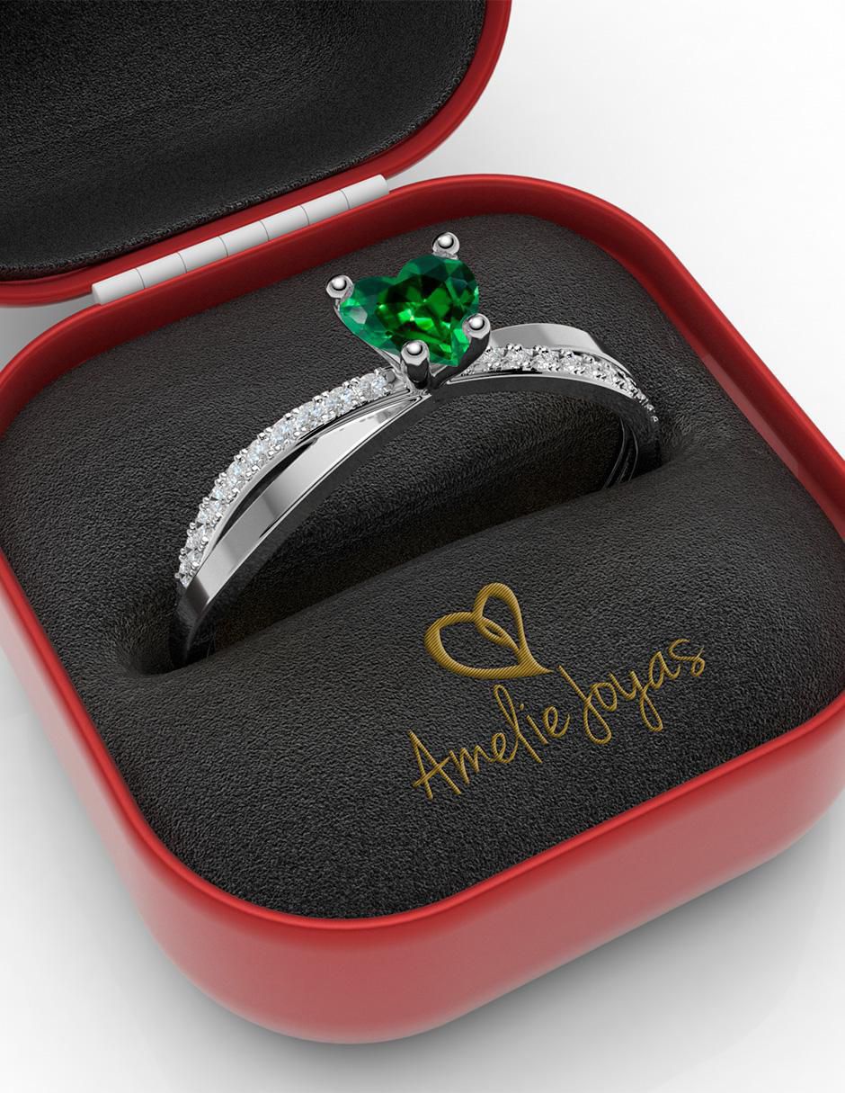 Anillo de compromiso 14 k 4