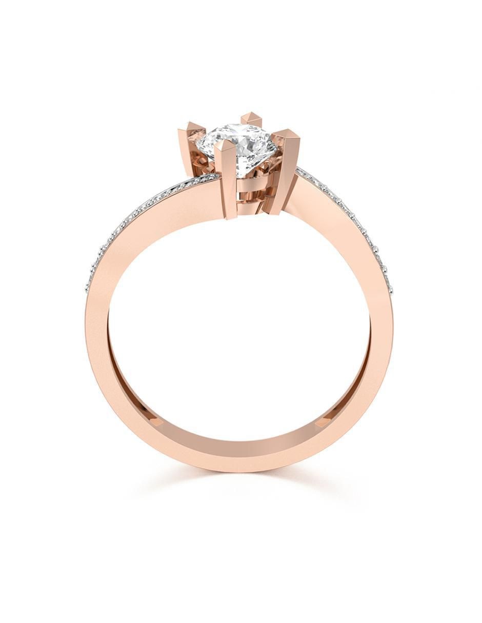 Anillo de compromiso 14 k 3