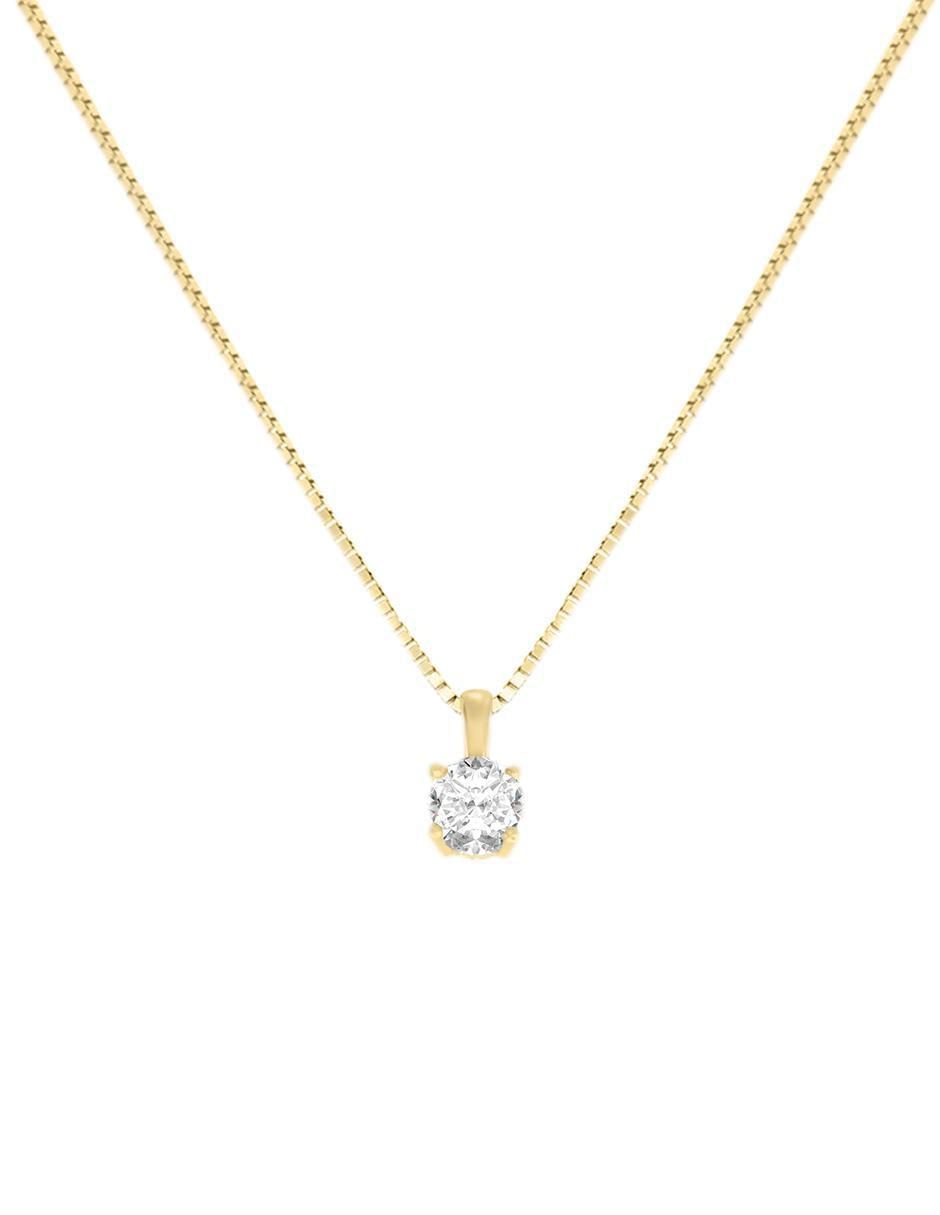 Colgante Y Dije redondo marissa de oro 14 K