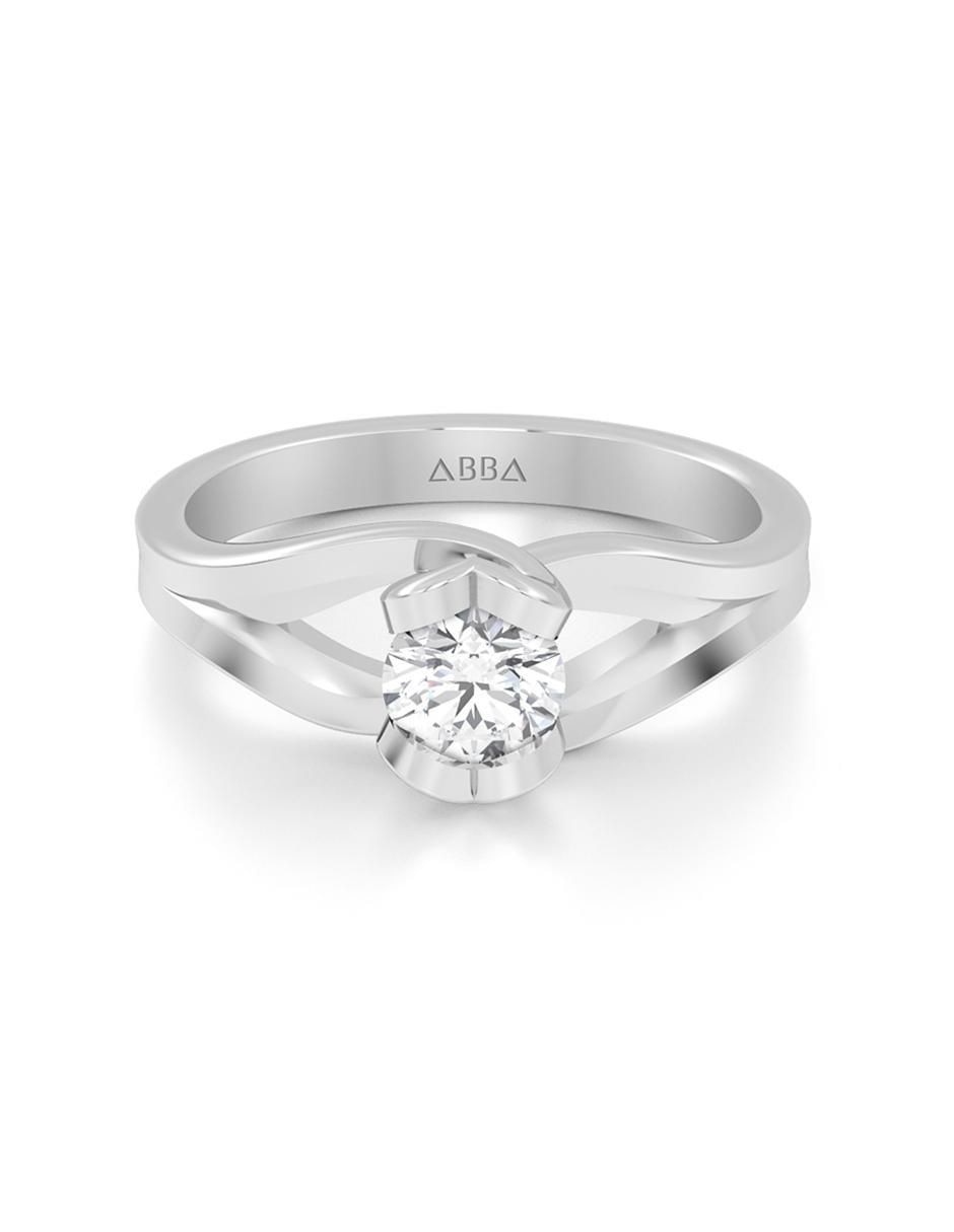 Anillo de compromiso de oro 14 k Anillo de compromiso de oro 14 k