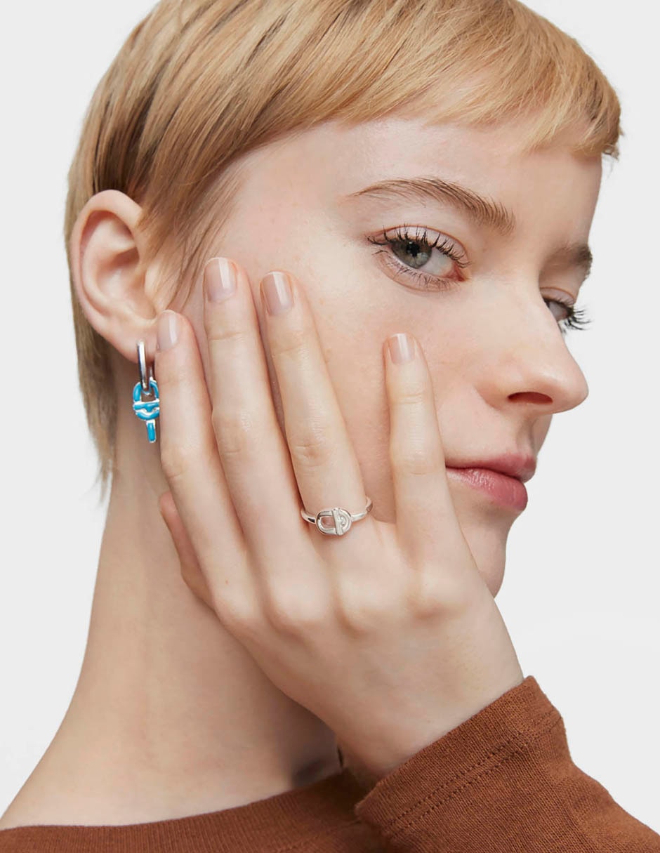 Anillo Manifesto P 925 de plata brillante 4