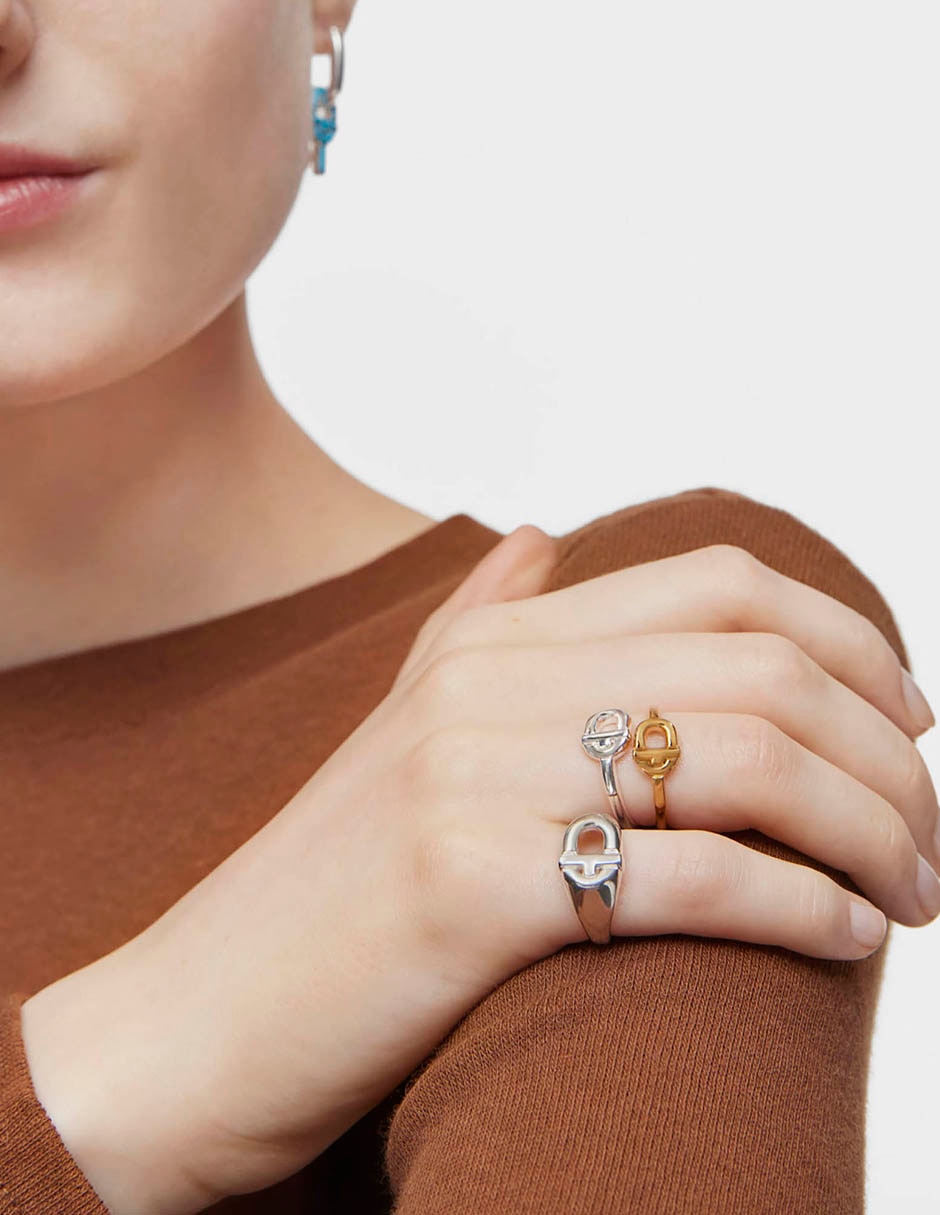 Anillo Manifesto P 925 de plata brillante 5