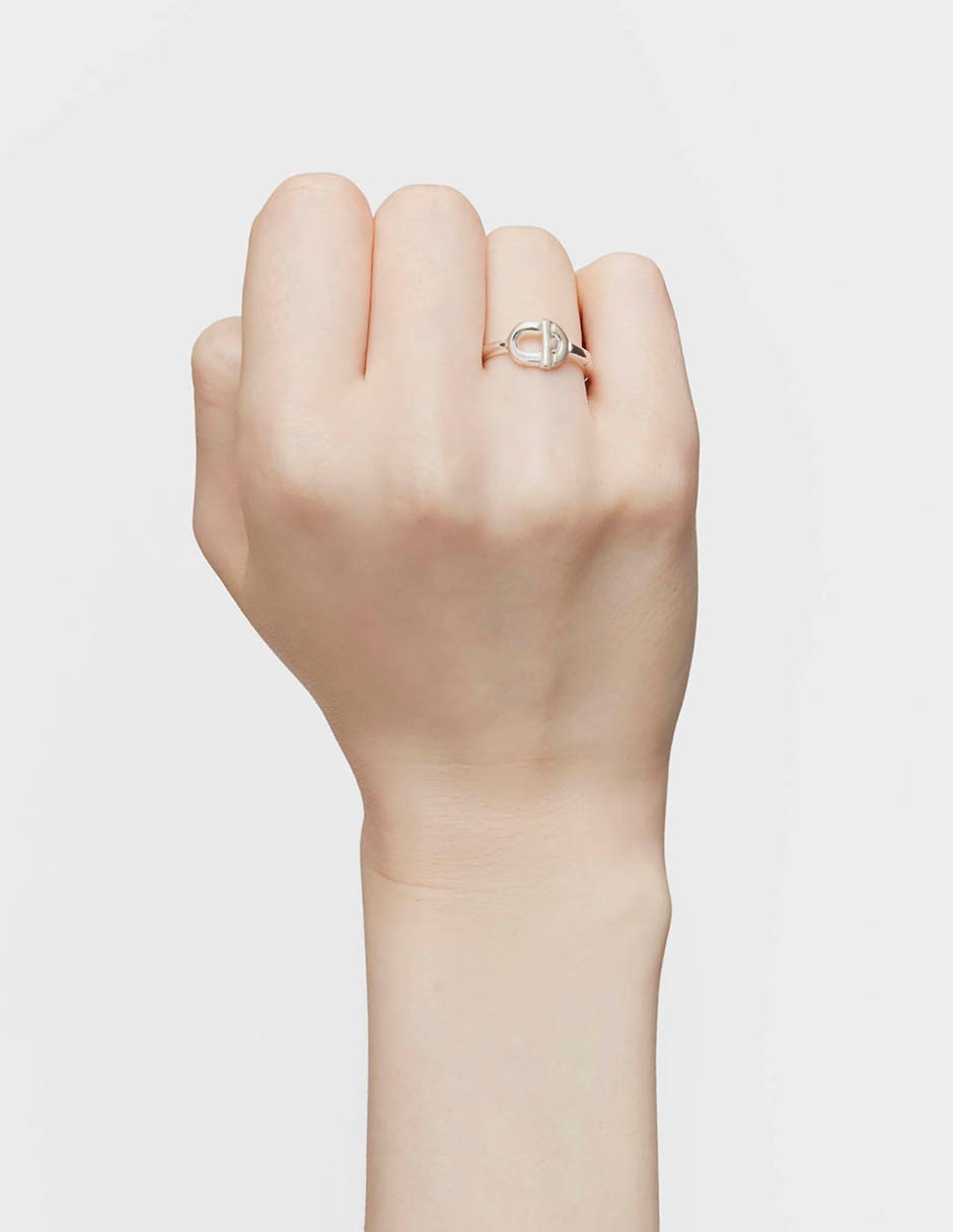 Anillo Manifesto P 925 de plata brillante 6