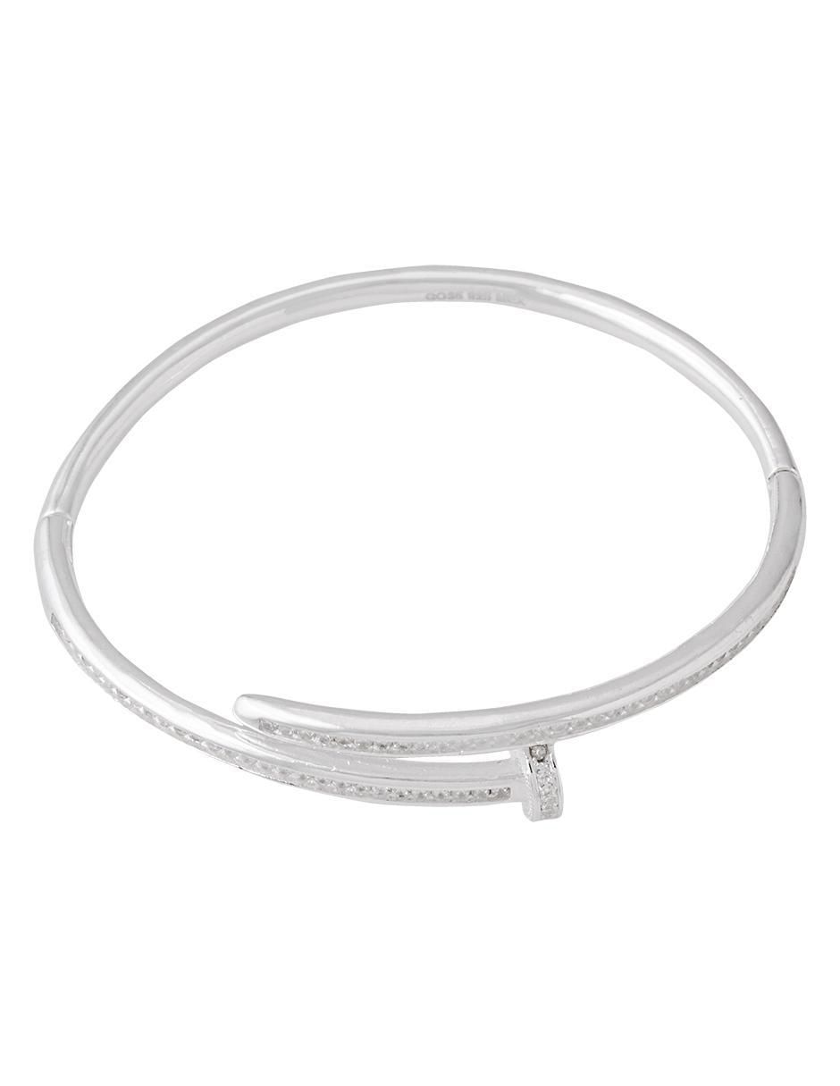 Brazalete de plata P 925 con acabado brillante Brazalete de plata P 925 con acabado brillante