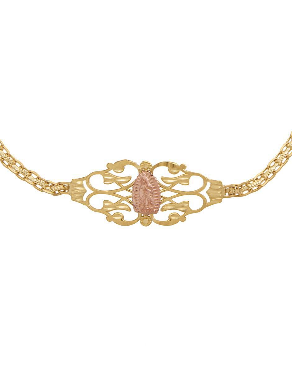 Pulsera de oro 10 K con acabado brillante 2