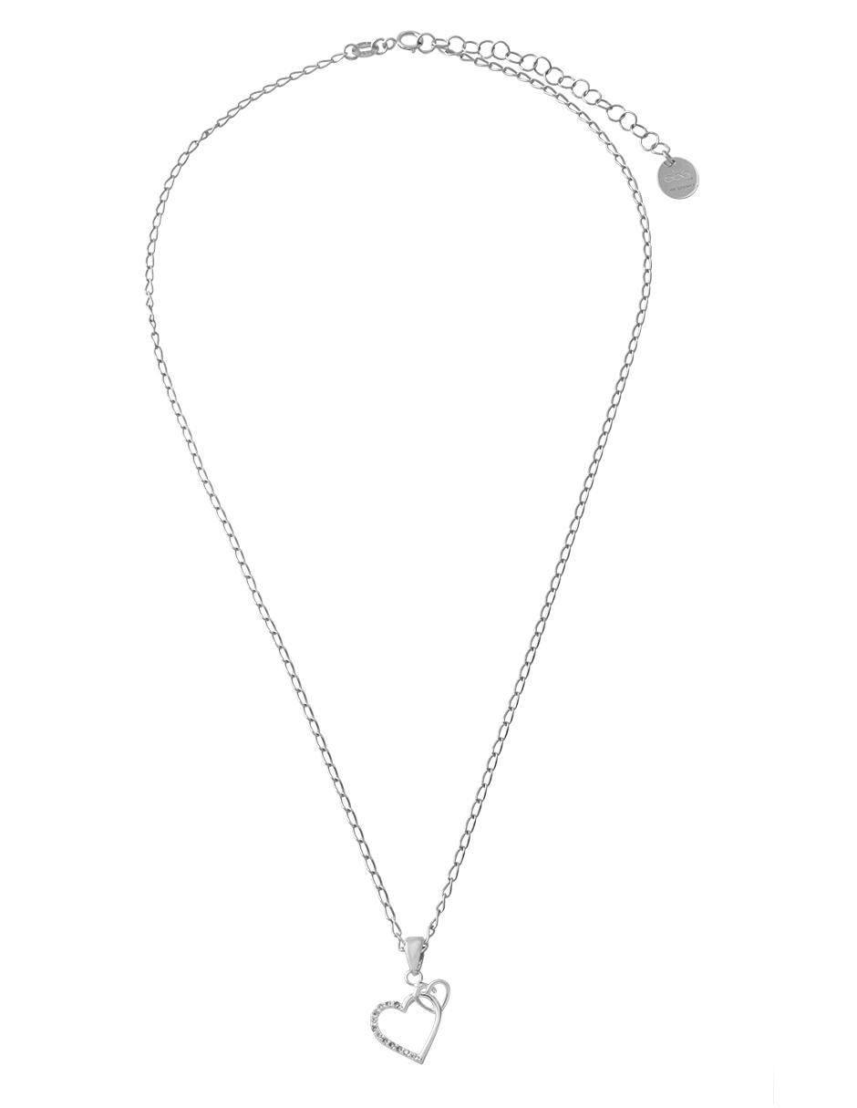 Collar de corazón de plata P 925