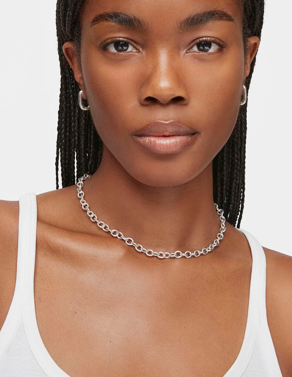 Collar de eslabones de plata P 925 4