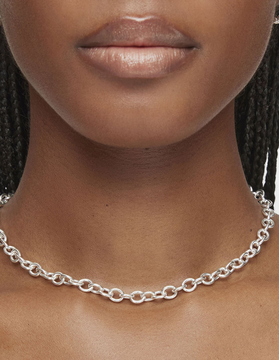 Collar de eslabones de plata P 925 6