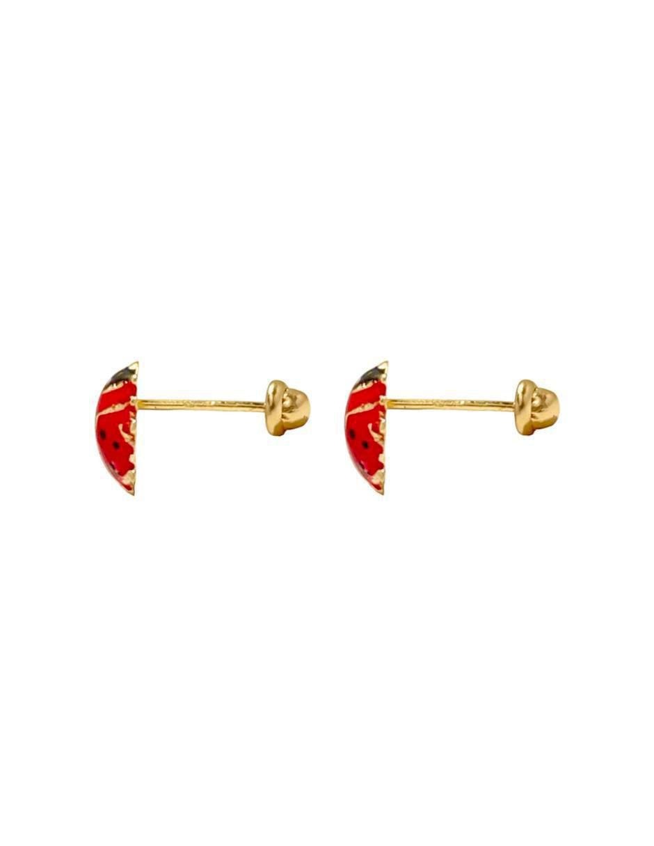 Broqueles de catarina de oro 2