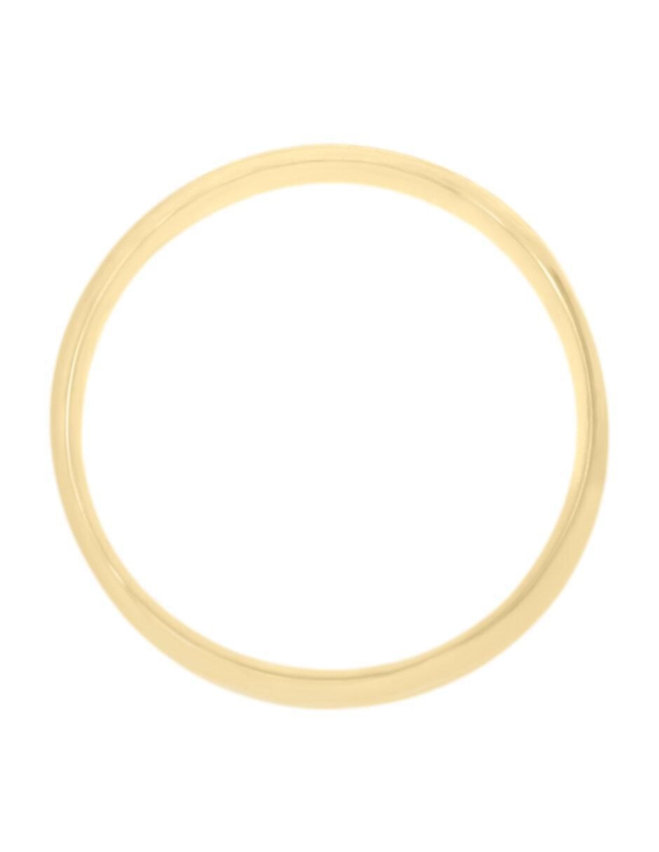 Argolla "de" oro 14 k klamore sin gema