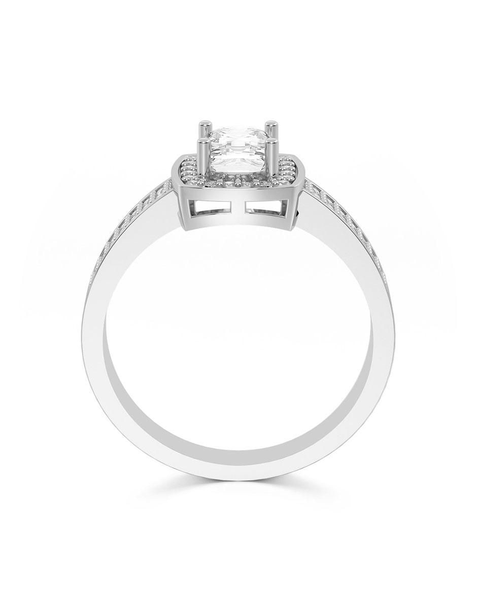 Anillo de compromiso de oro 10 k 3