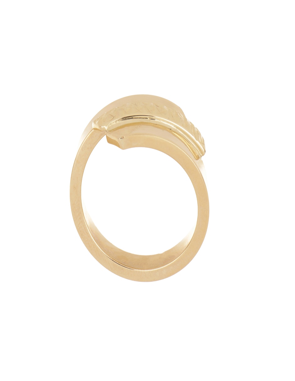 Anillo 14 k de oro brillante 3