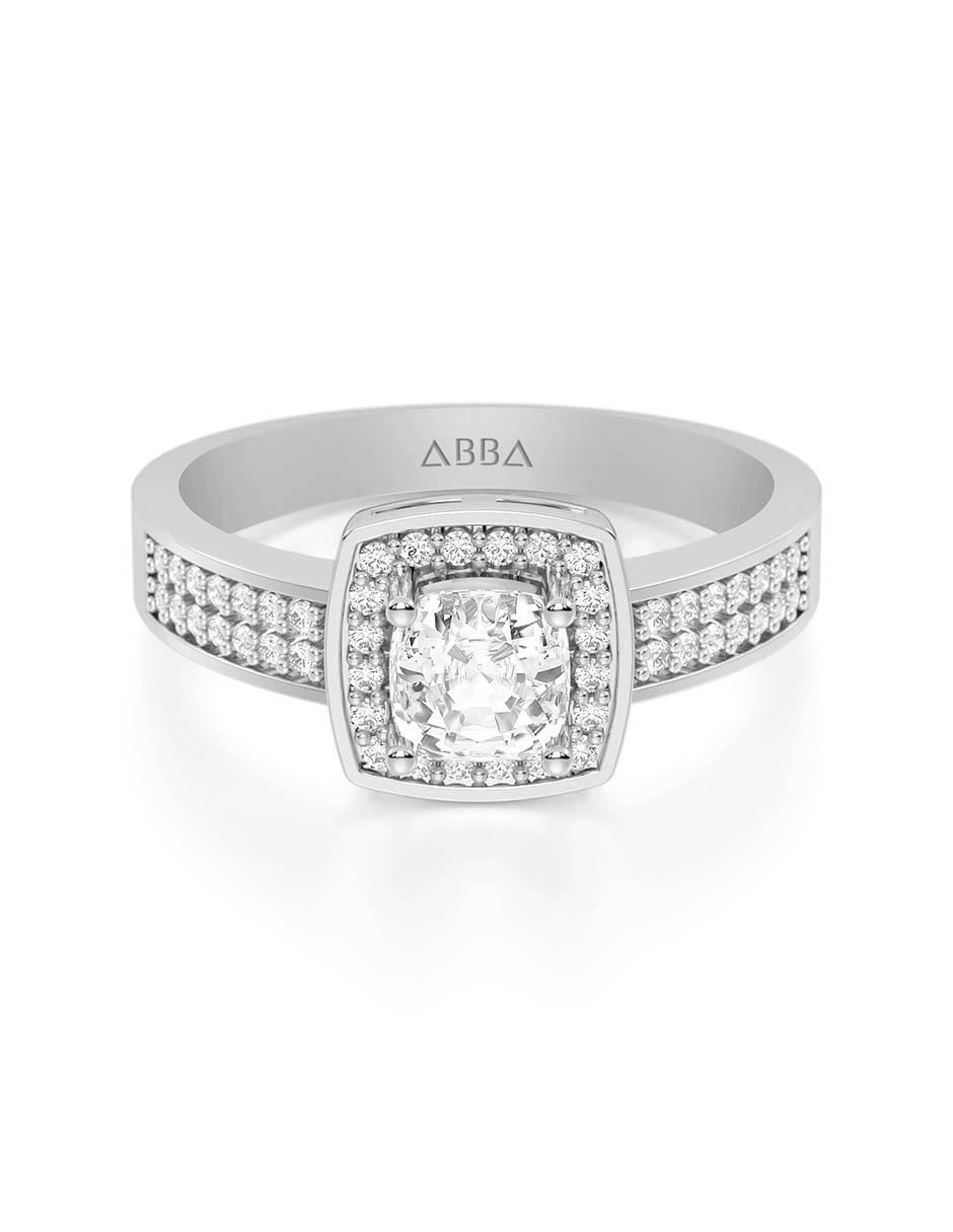 Anillo de compromiso de oro 14 k Anillo de compromiso de oro 14 k