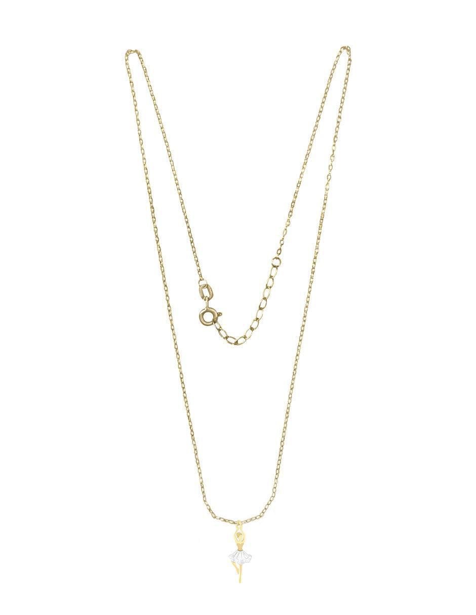 Colgante Y Dije de bailarina sylvie de oro 14 K 2