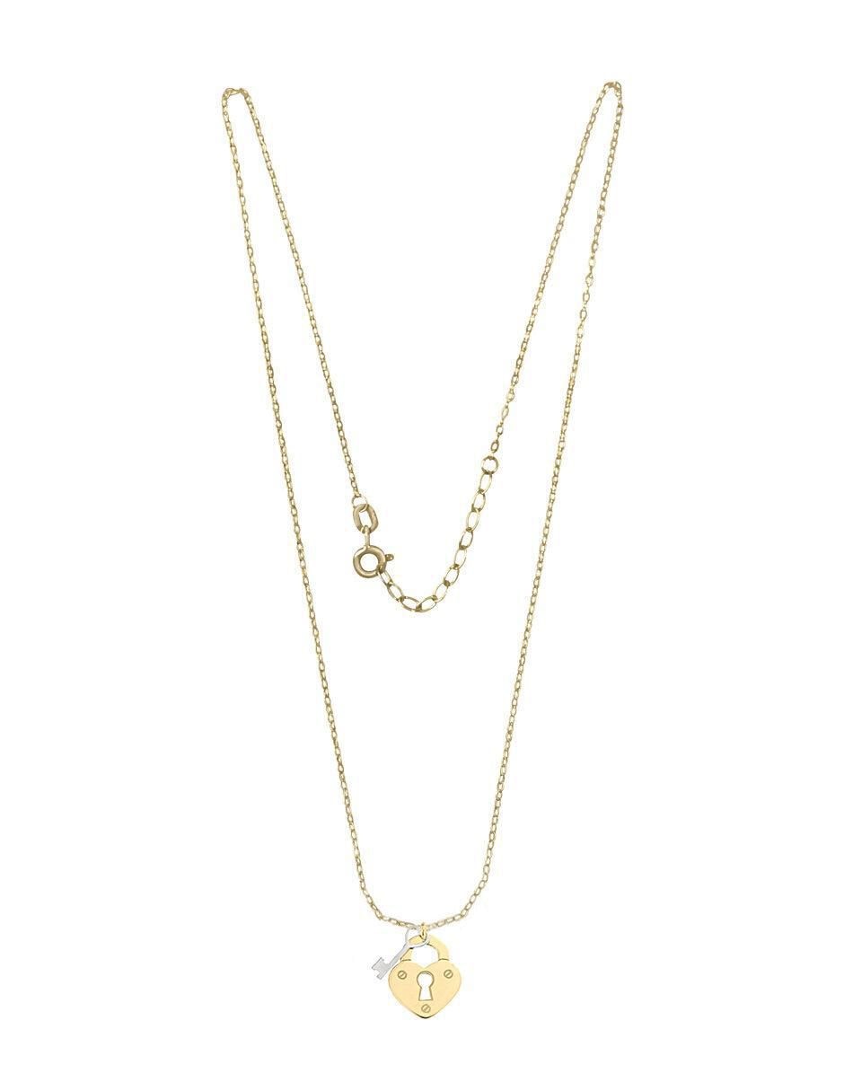 Colgante Y Dije de corazón gani de oro 14 K 2
