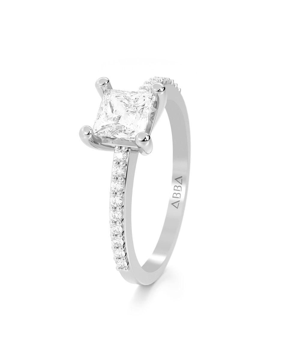 Anillo de compromiso de oro 14 k 2