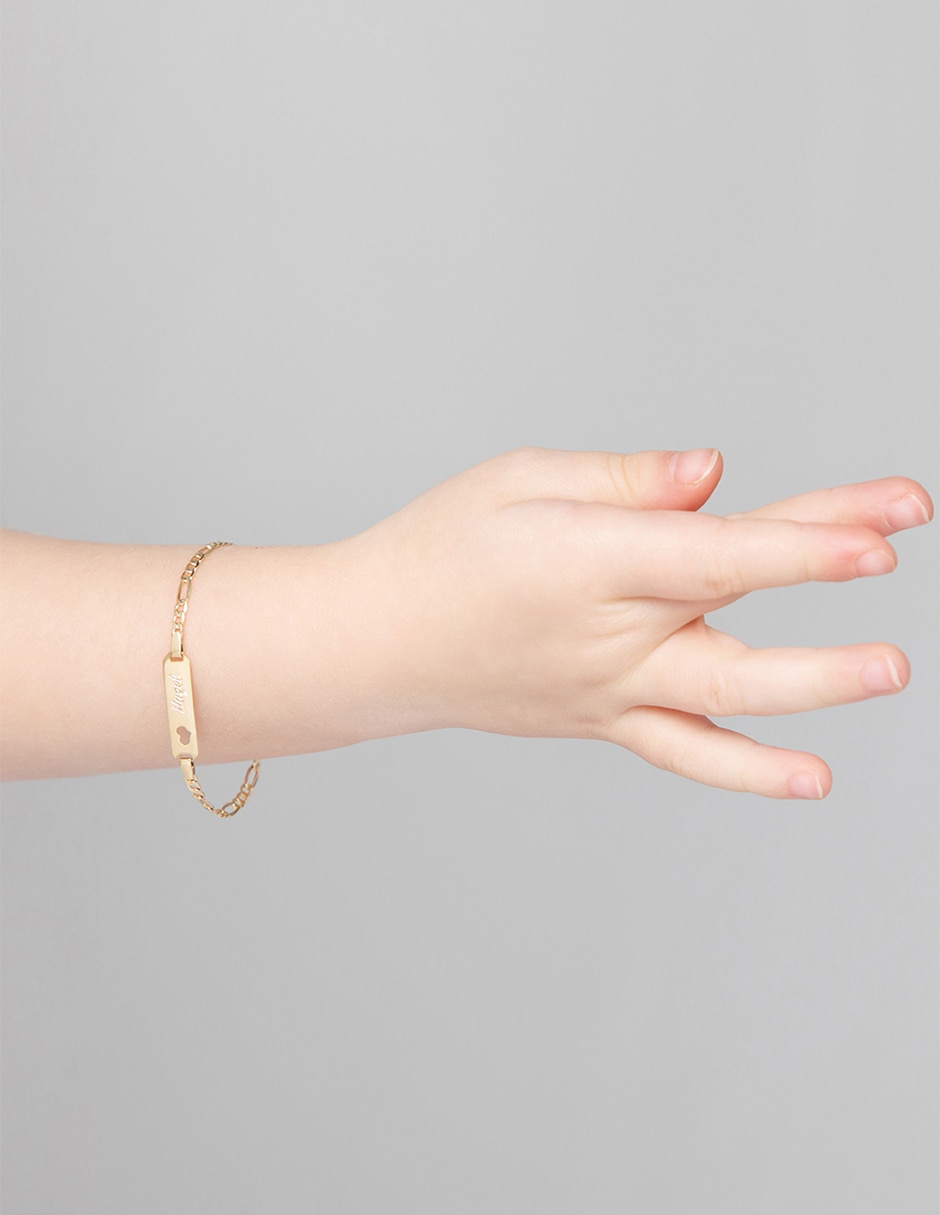 Pulsera de oro amarillo 14 k 4
