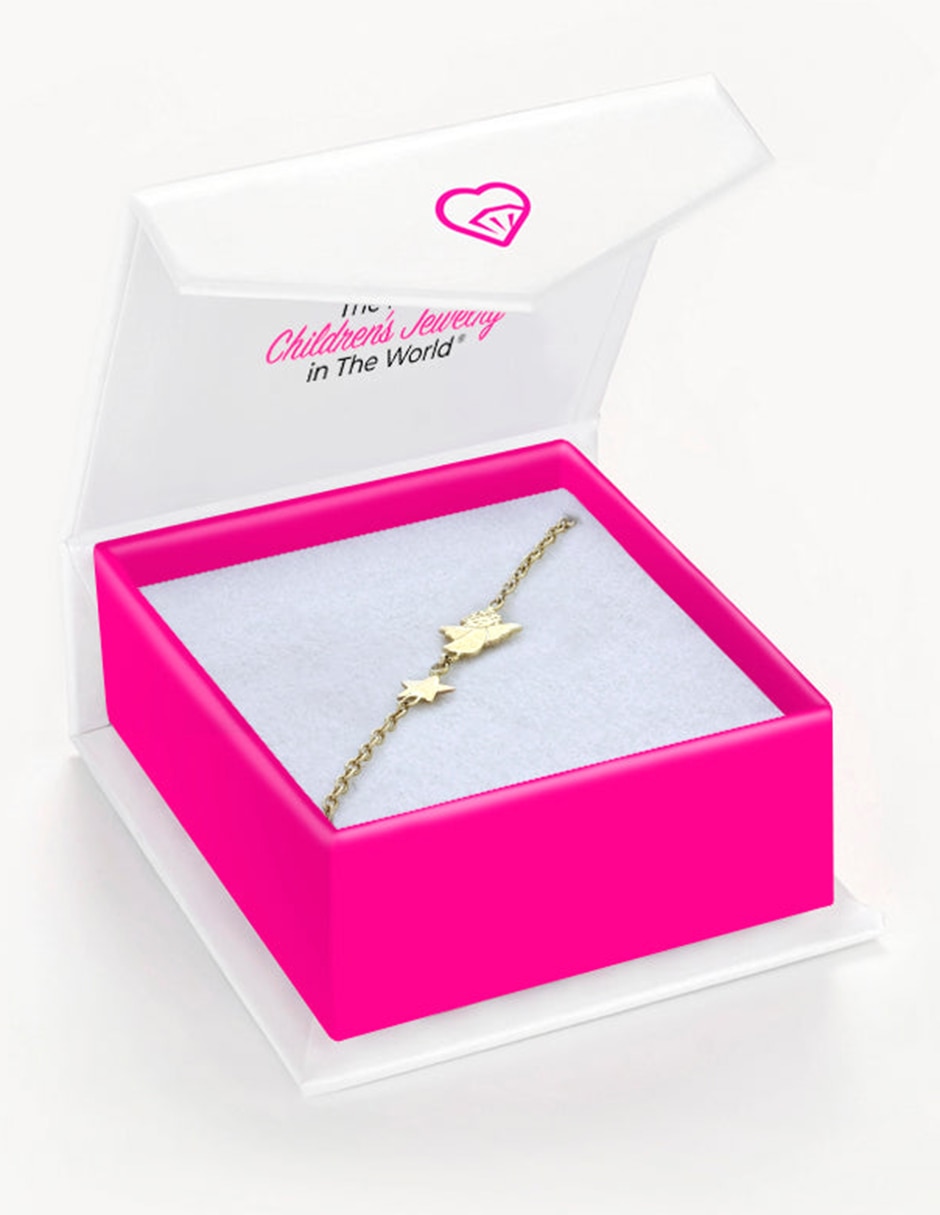 Pulsera de oro 14 K con acabado brillante 2