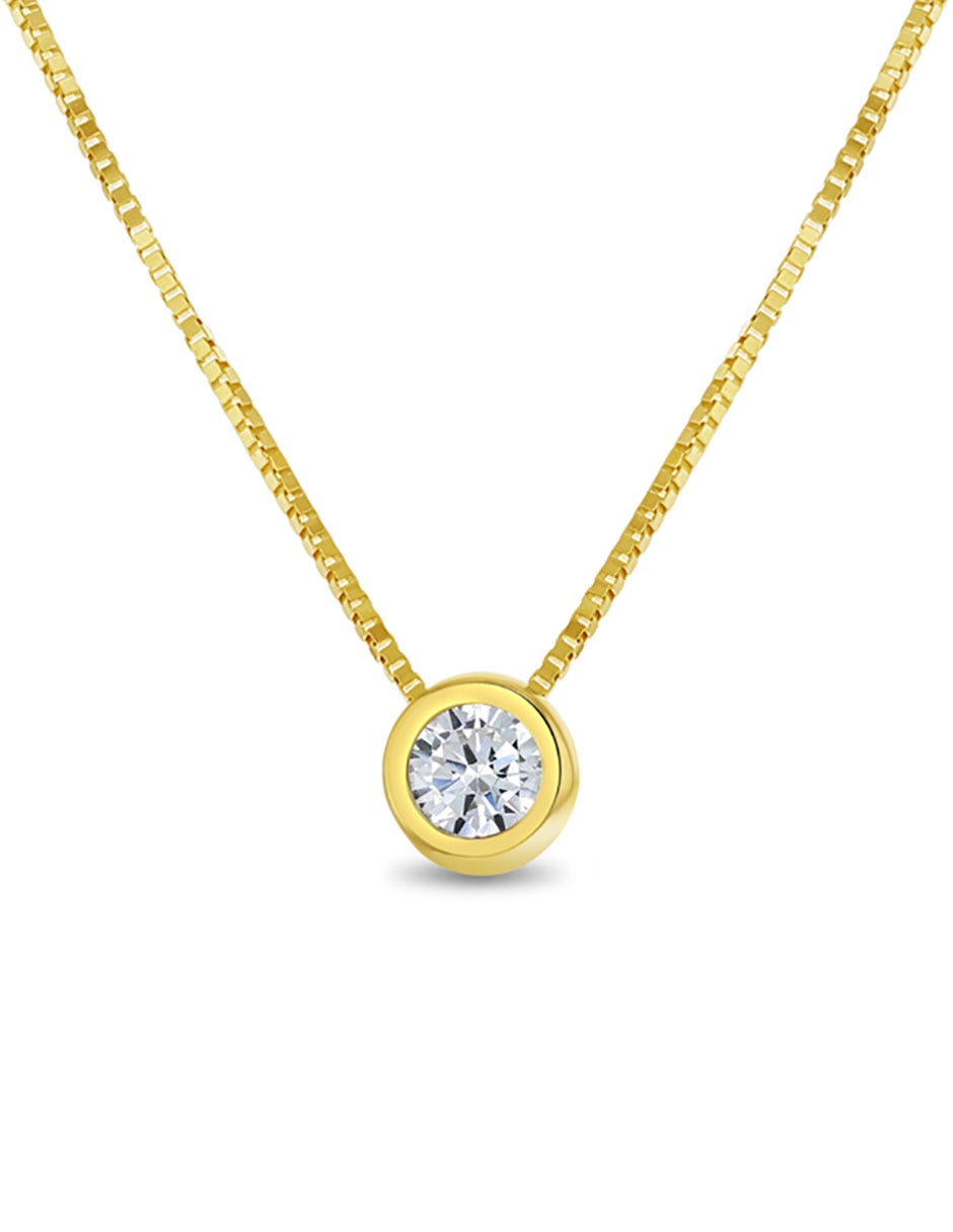 Collar de oro amarillo 14 K