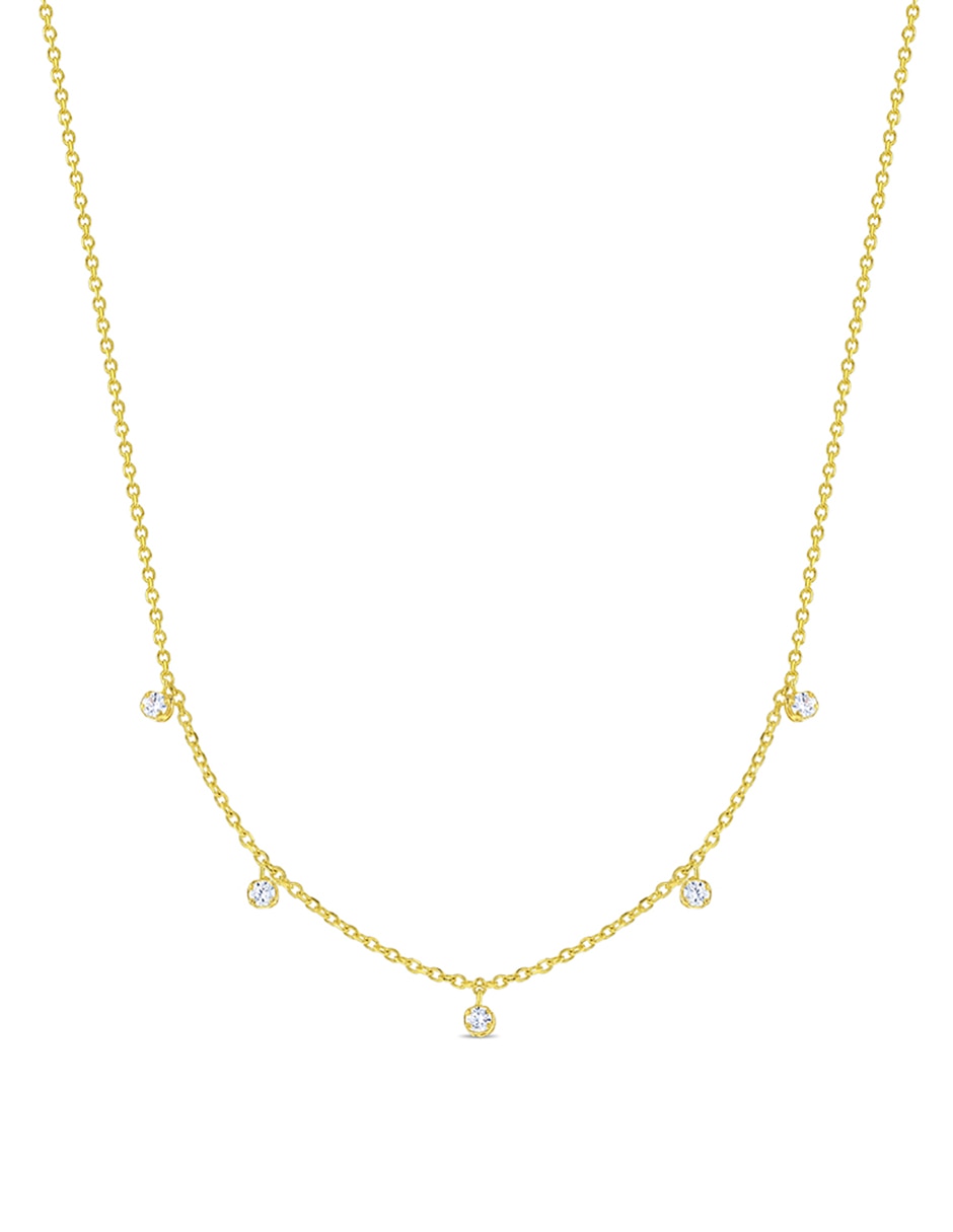 Collar de oro amarillo 14 K