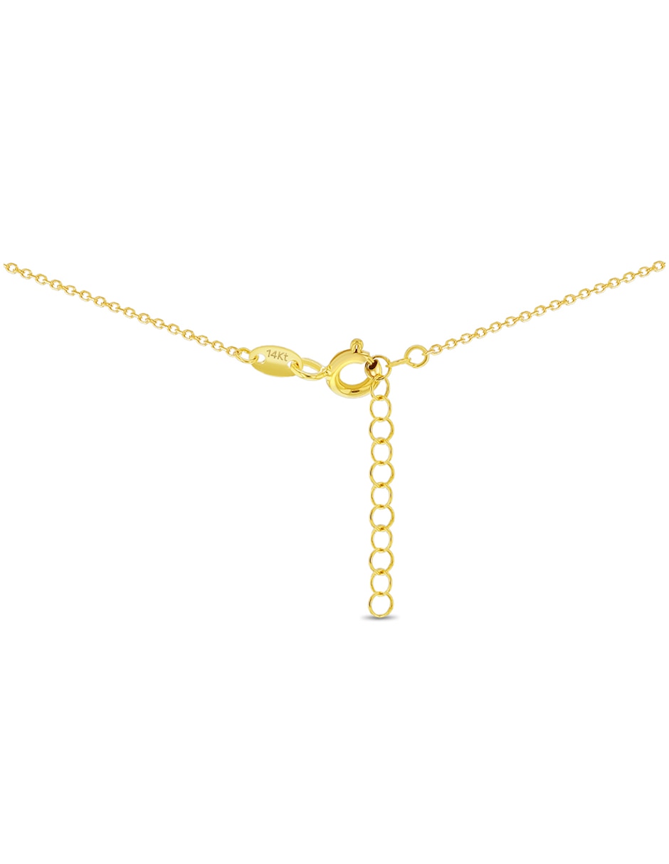 Collar de oro amarillo 14 K 2