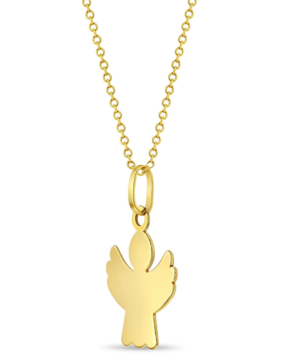 Collar de ángel de oro amarillo 14 K 2